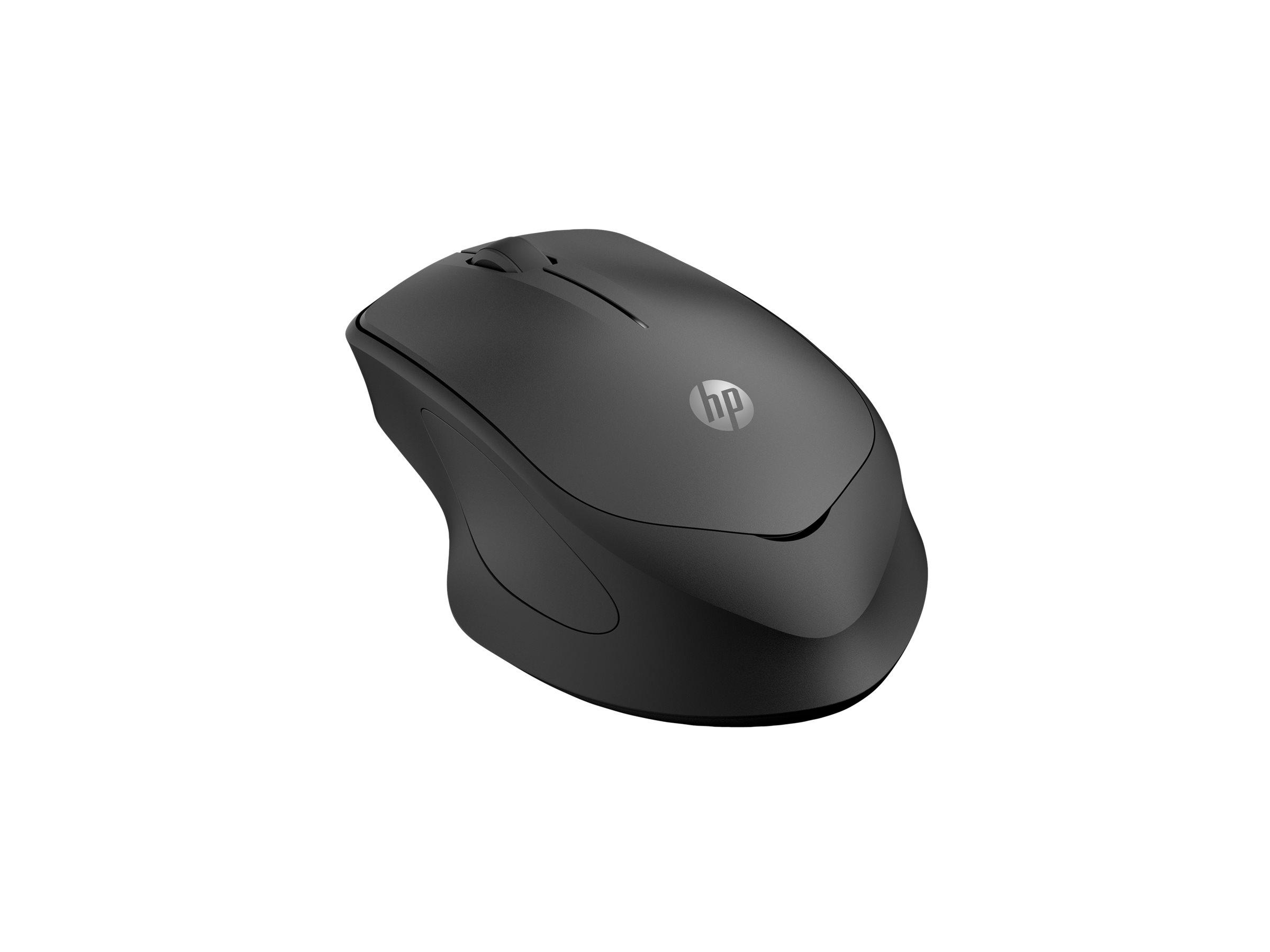 Trådløs mus HP 285 Silent - optisk, ergonomisk, 2,4 GHz