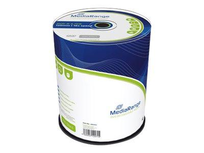 DVD-R medier 100-pack 4,7 GB 16x - MediaRange