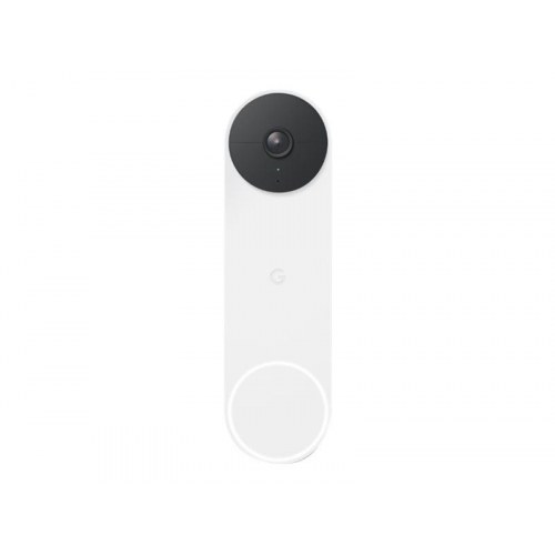 Videodørklokke Google Nest - trådløs, sne (hvid)