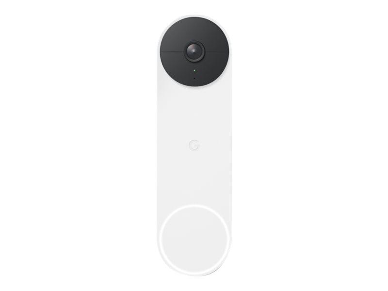 Videodørklokke Google Nest - trådløs, sne (hvid)
