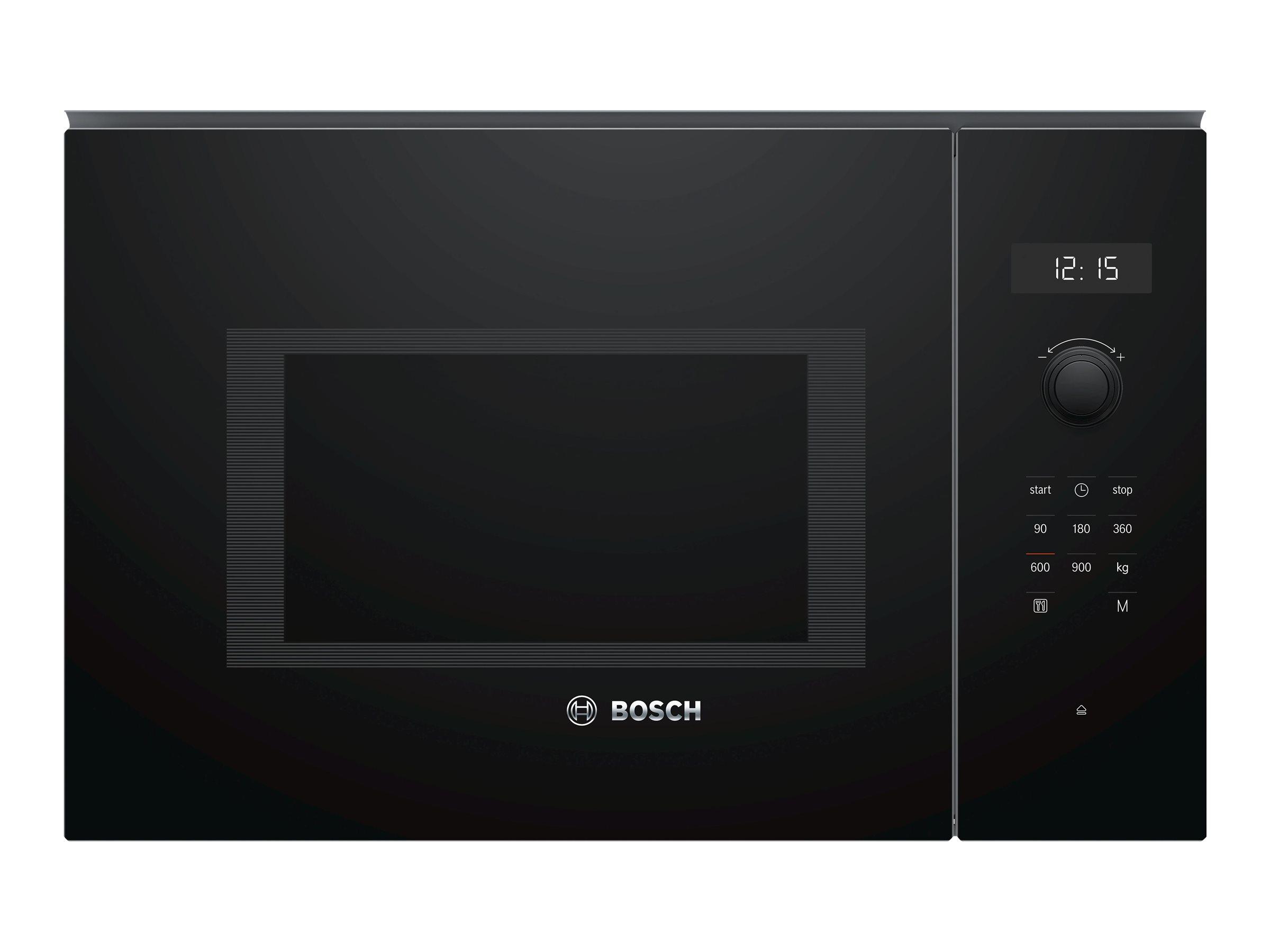 Mikrobølgeovn til indbygning Bosch Serie 6 BFL554MB0 - 25 l, 900 W, sort billede