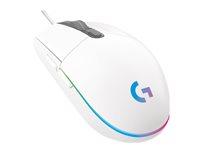 Gamingmus Logitech G102 LIGHTSYNC - hvid
