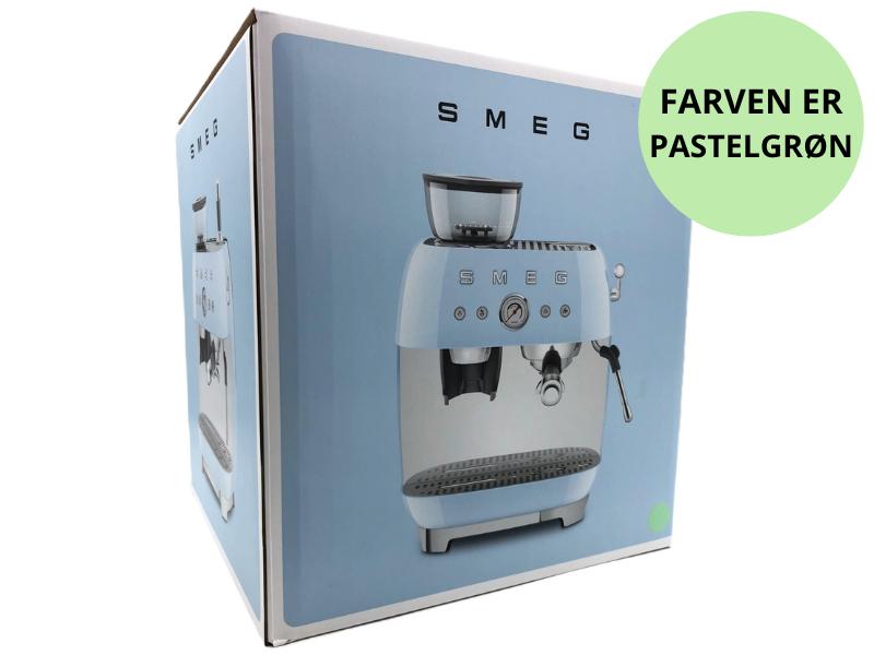 Espressomaskine Smeg EGF03PGEU - pastelgrøn