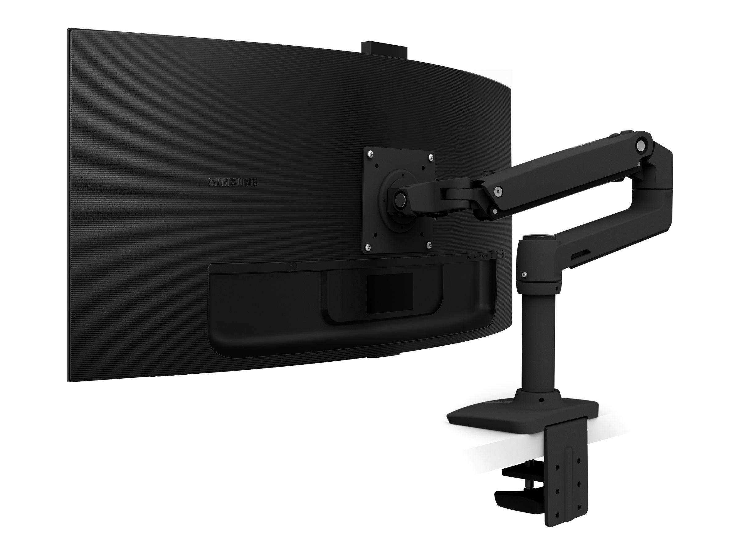 Skærmholder med arm - Ergotron LX, sort, op til 34"