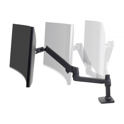 Skærmholder med arm - Ergotron LX, sort, op til 34"