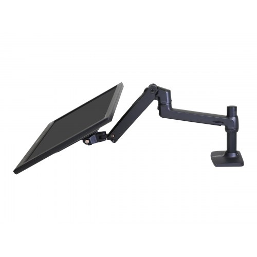 Skærmholder med arm - Ergotron LX, sort, op til 34"