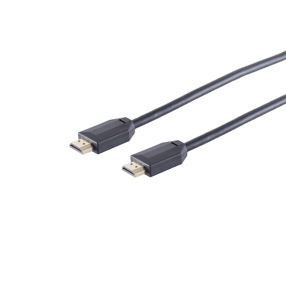 HDMI-kabel 2.1 10K PVC - sort 5 m