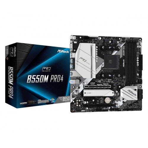 Bundkort ASRock B550M Pro4 - micro ATX AM4