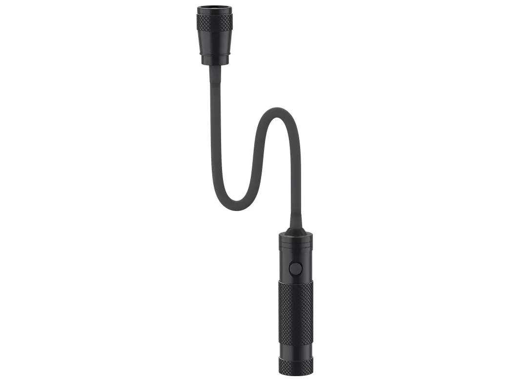 LED arbejdslampe med fleksibel hals - Goobay Zoom 230, 230 lm, sort