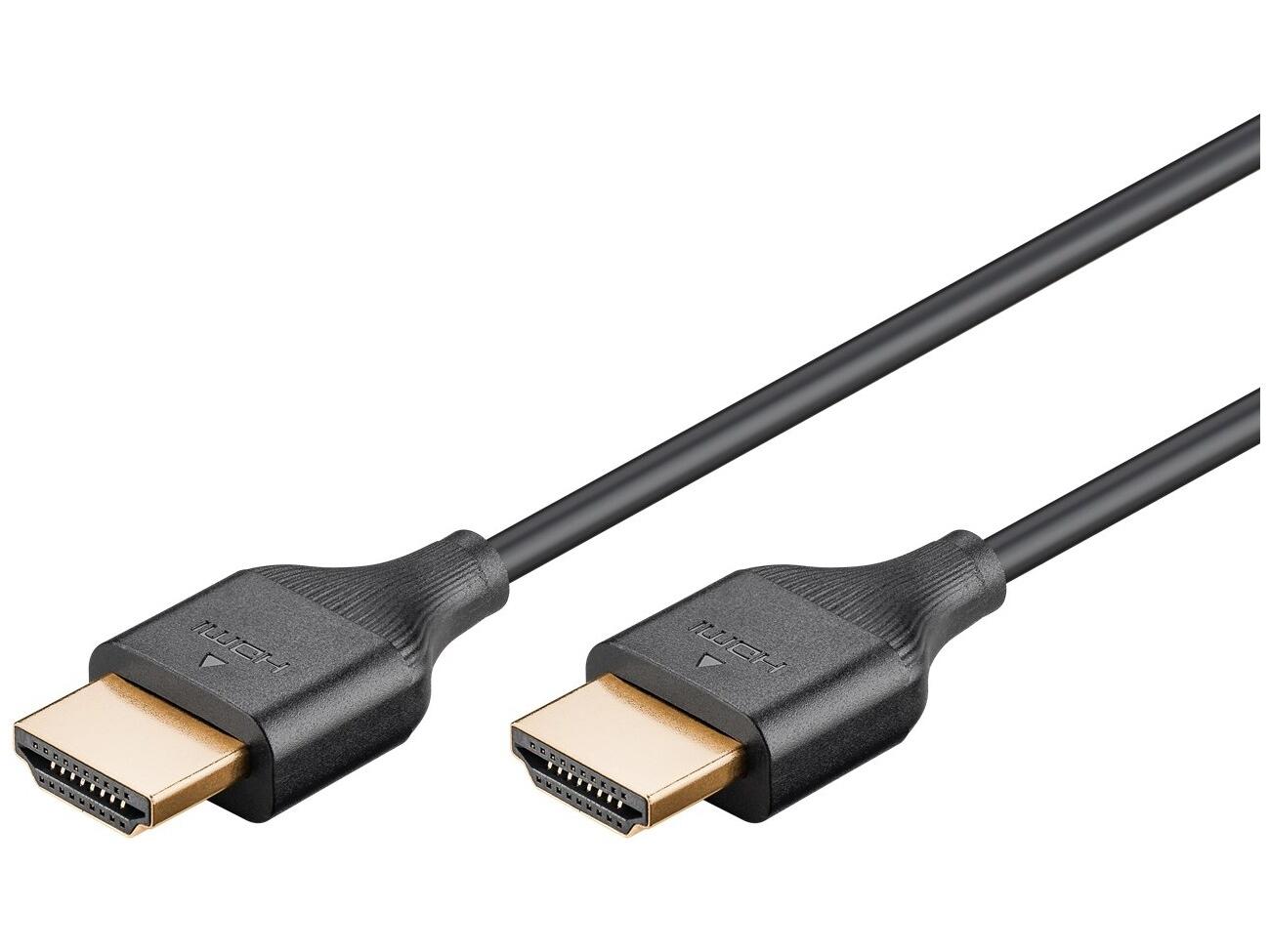 HDMI-kabel Goobay Standard Slim 0,5 m - sort