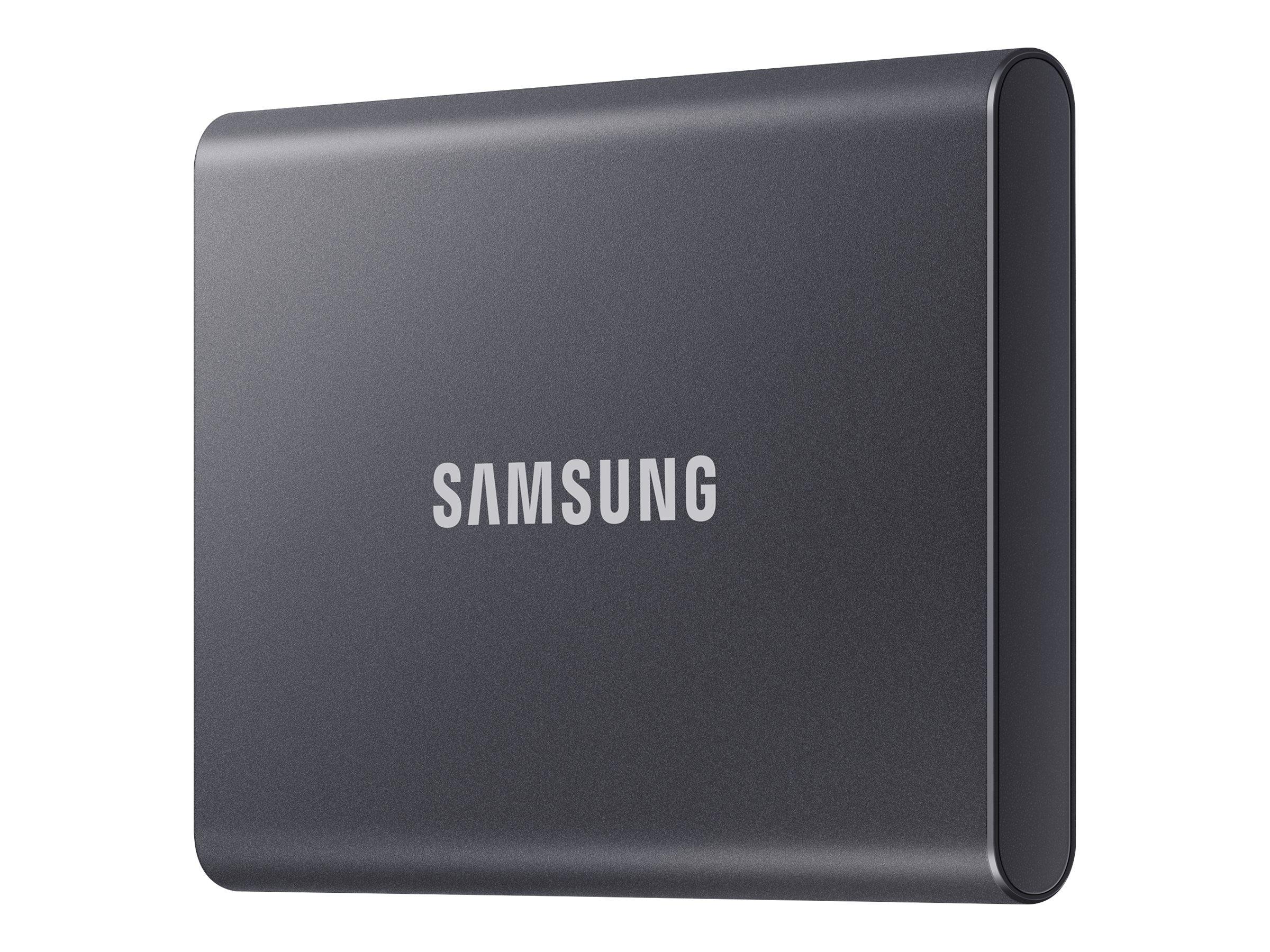 Ekstern SSD Samsung Portable SSD T7 MU-PC2T0T 2 TB - titan grå