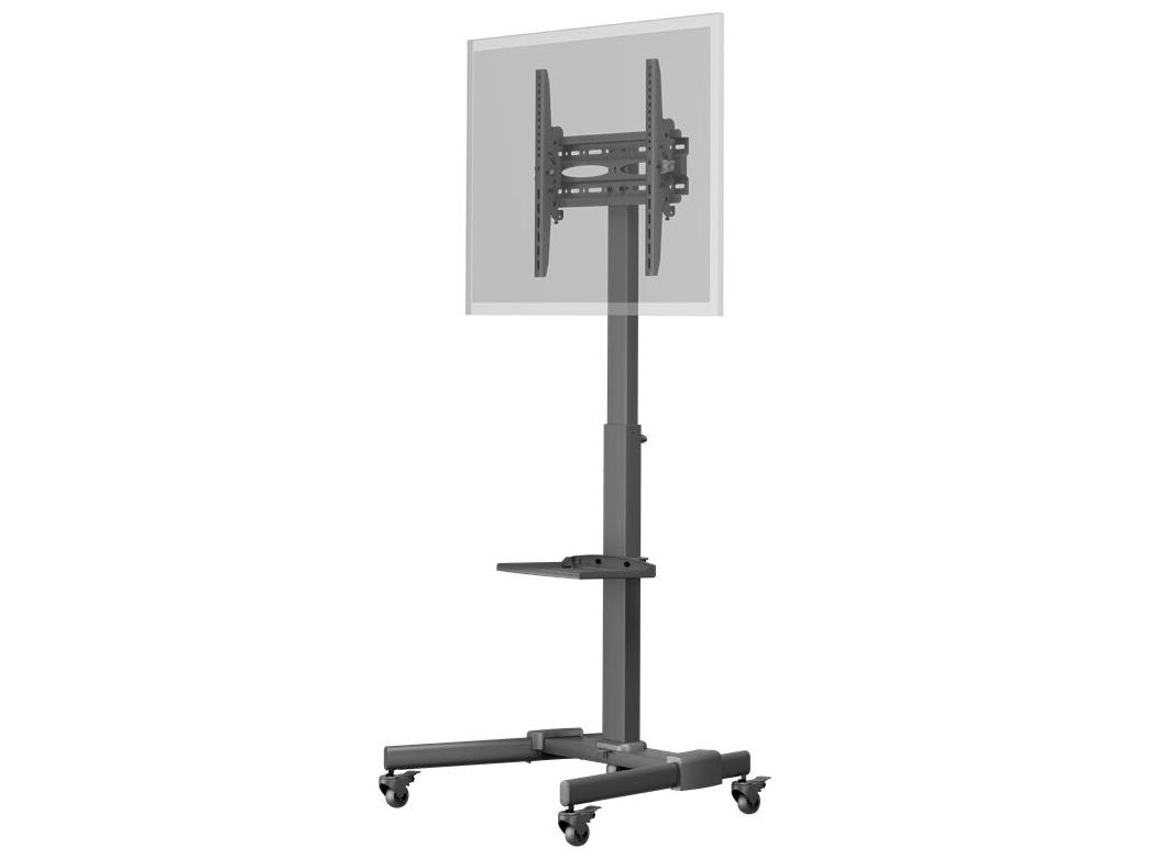 TV gulvstativ med hjul Goobay (L) - sort, 37-70"