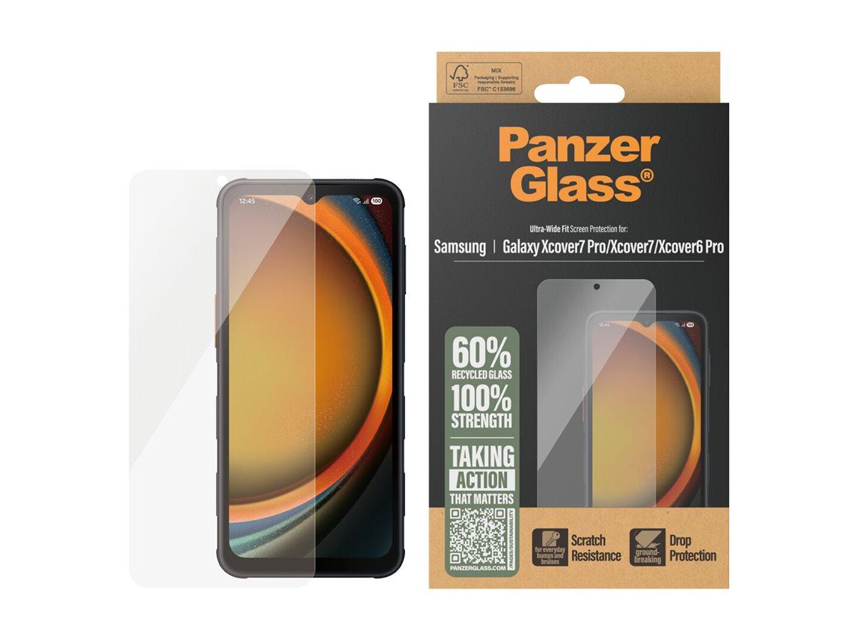 Skærmbeskytter til Samsung Galaxy Xcover - PanzerGlass Ultra?Wide Fit (Xcover7 Pro/Xcover7/Xcover6 Pro)