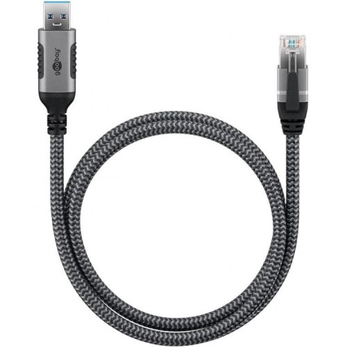 USB 3.0 til RJ45 netværkskabel Goobay CAT 6 - 3 m