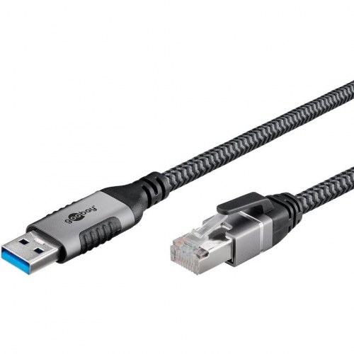 USB 3.0 til RJ45 netværkskabel Goobay CAT 6 - 3 m