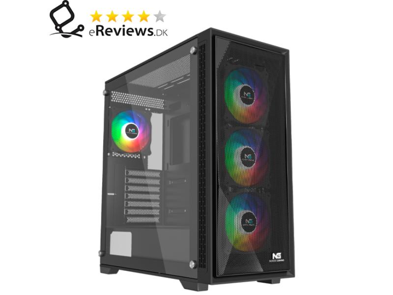 ATX kabinet Nordic Gaming Nidhug RGB Tower - sort