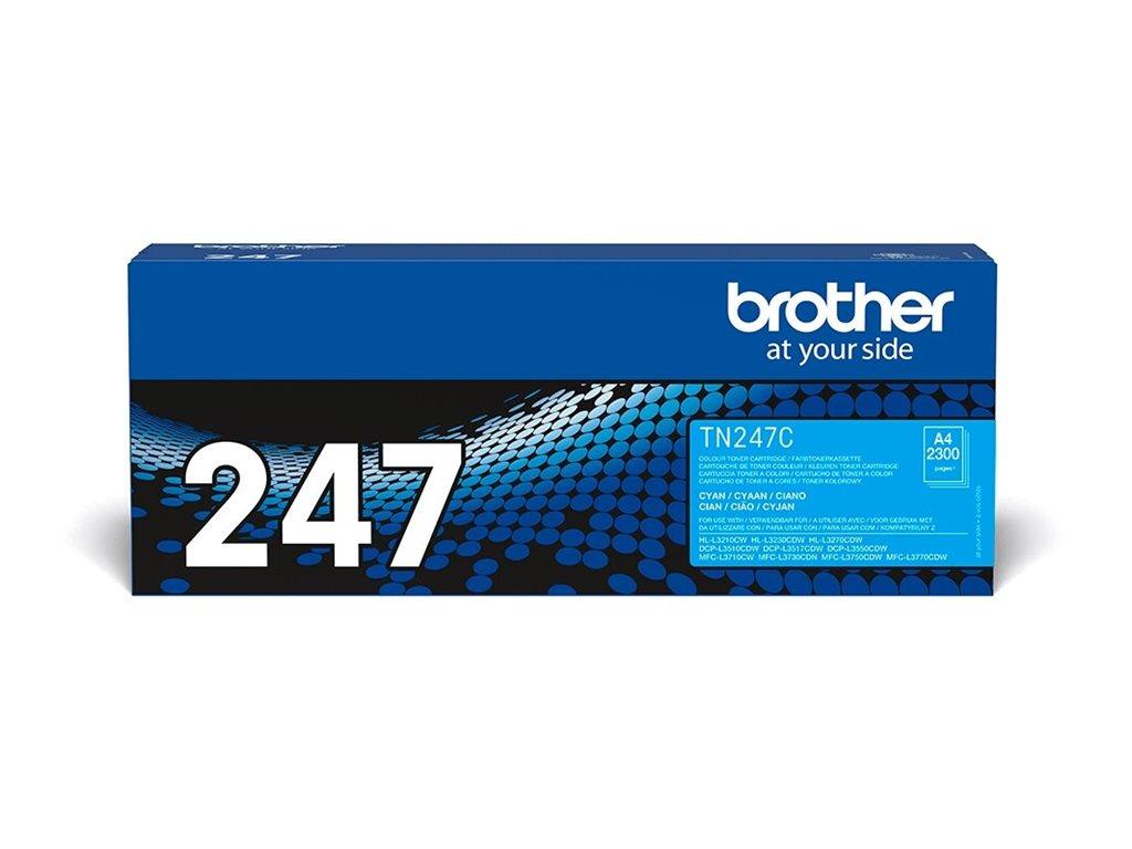 Toner Brother TN-247C cyan - op til 2.300 sider