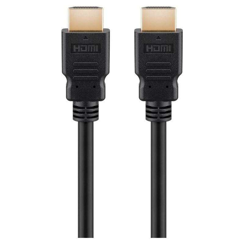 HDMI-kabel Goobay Series 2.1 8K Ultra High Speed med Ethernet - 1 m, sort