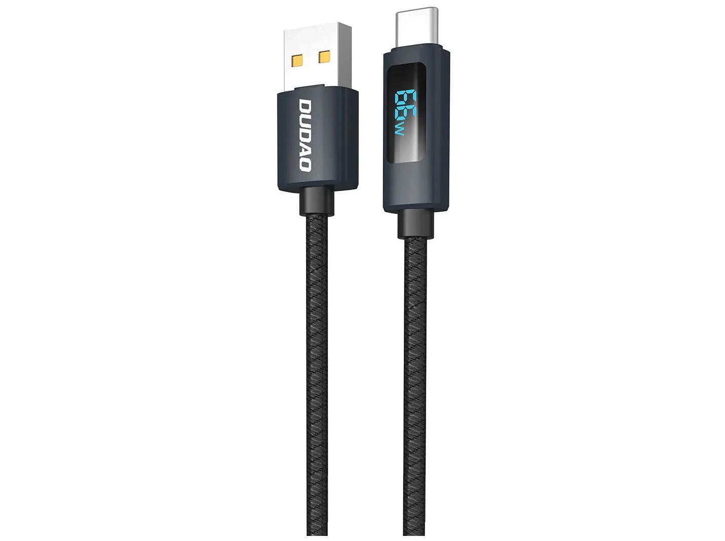 USB-C kabel Dudao L7T USB-A til USB-C 66 W 1 m - sort