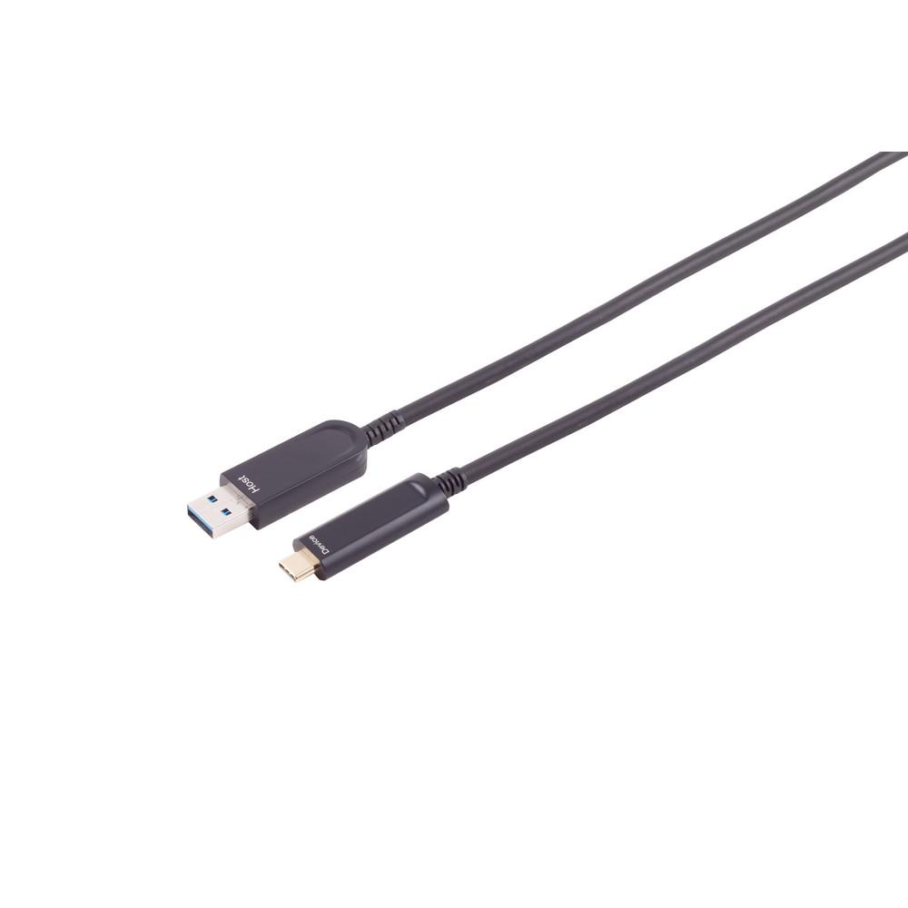 USB-A til USB-C adapterkabel S-Impuls 30-39485 - 30 m