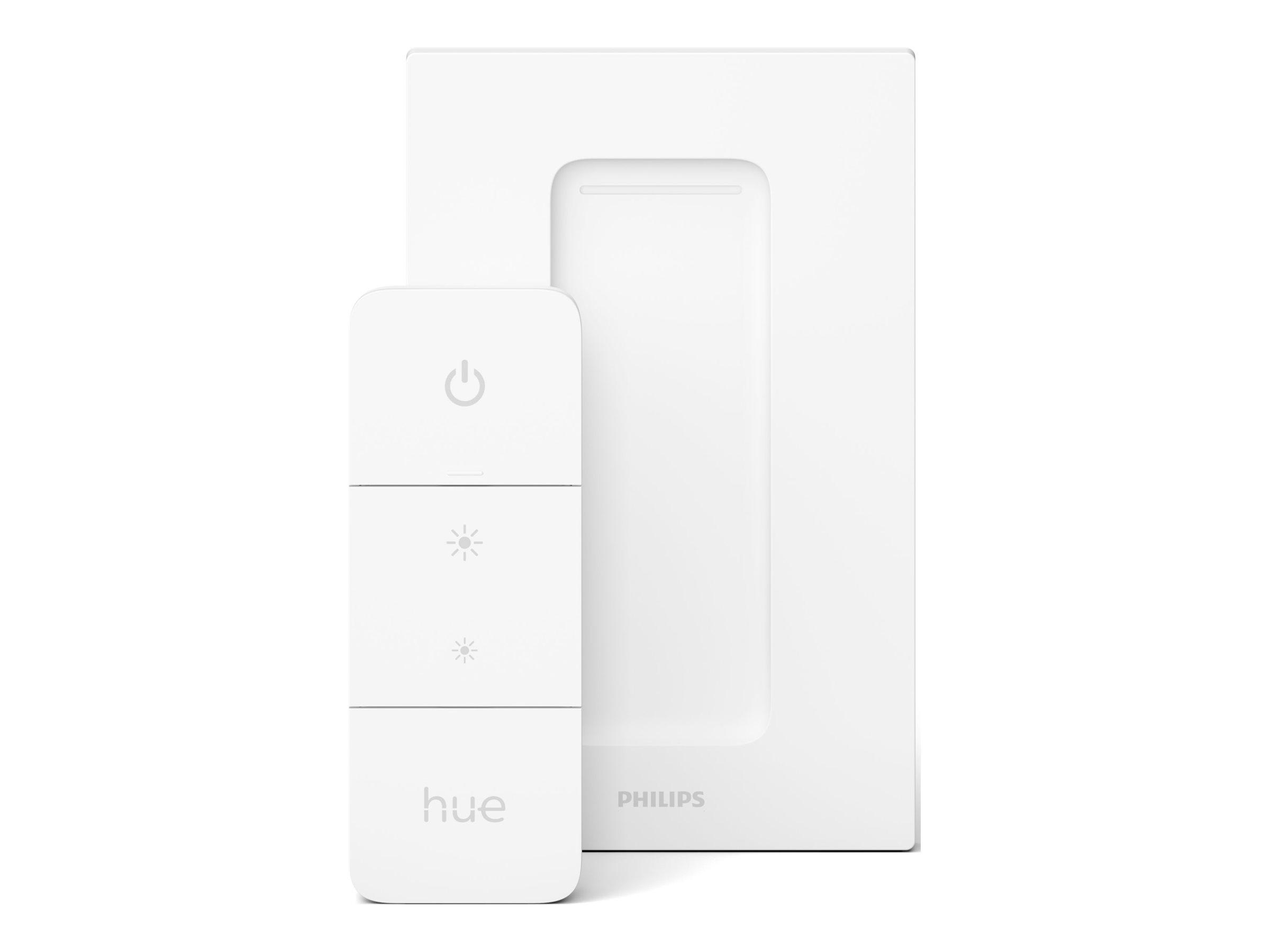 Dæmperkontakt til smart belysning - Philips Hue Dimmer Switch (hvid)