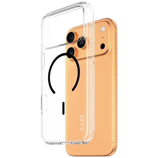 CARE by PanzerGlass Flagship Case Transparent Urban Explorer w. Black MagSafe iPhone 17 Pro Max