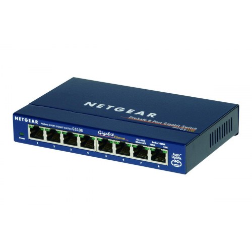 Gigabit-switch NETGEAR GS108 - 8 porte