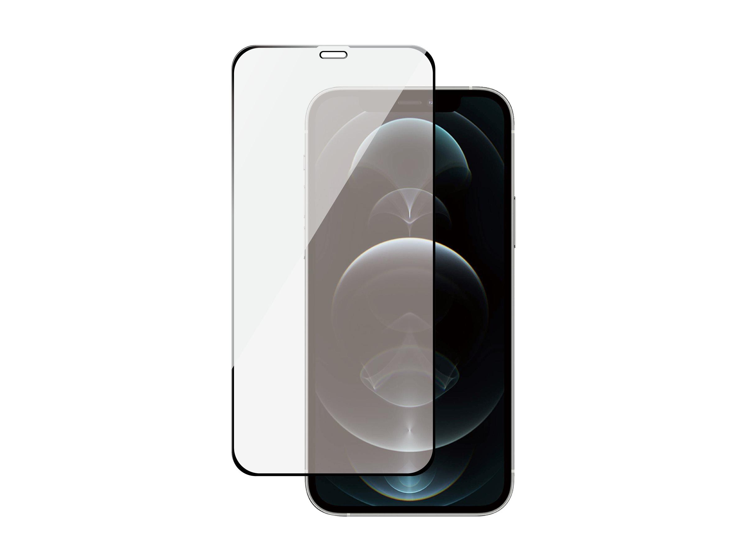 SAFE. by PanzerGlass - Skærmbeskytter for mobiltelefon - glas - rammefarve sort - for Apple iPhone 12, 12 Pro