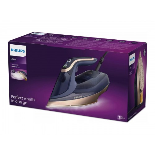 Dampstrygejern Philips Azur 8000 Series DST8050, 3.000 W, mørkeblå
