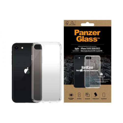 Mobilcover PanzerGlass HardCase Clear Edition til iPhone SE (2./3. generation) - klar