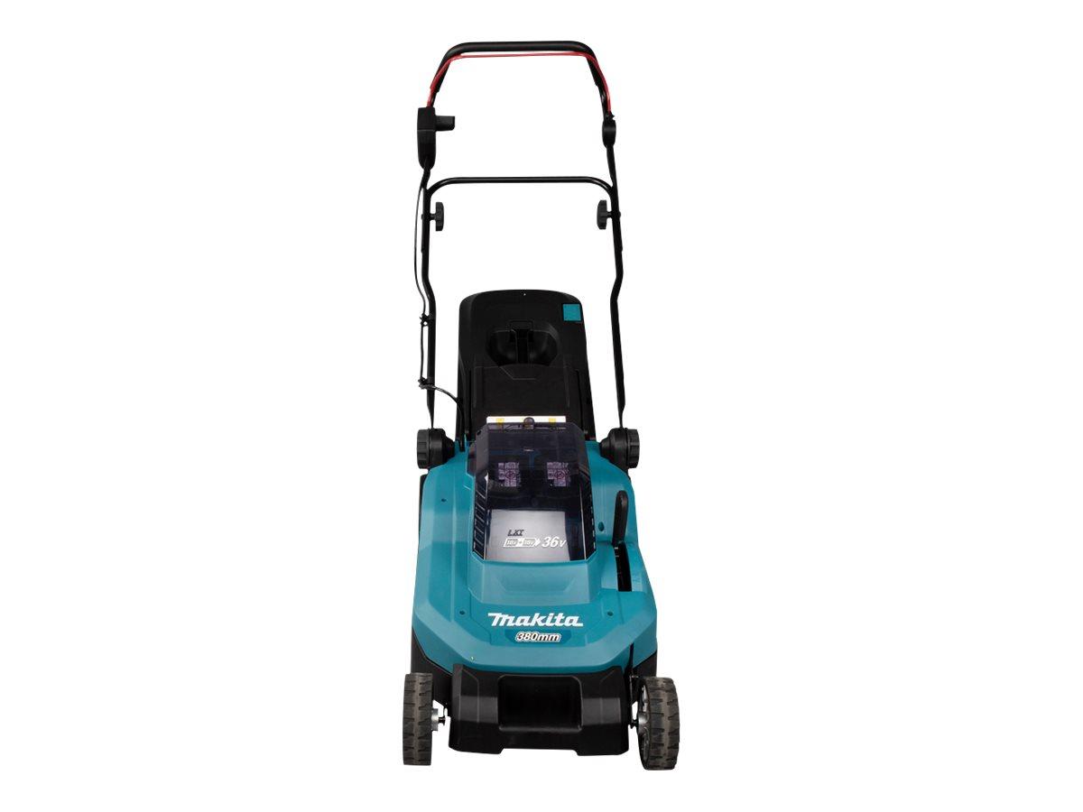 Plæneklipper Makita DLM382PM2 - ledningsfri 38 cm, 18 V (2x4,0 Ah)