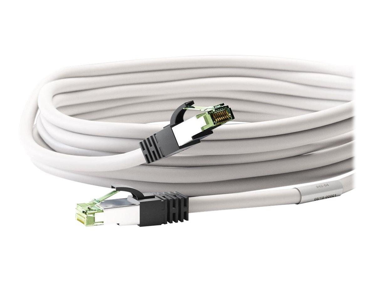 Goobay CAT 8.1 Patchkabel, S/FTP (PiMF), hvid 99,9 % iltfri kobberleder (OFC), AWG 24, halogenfri kabelkappe (LSZH), 2 m