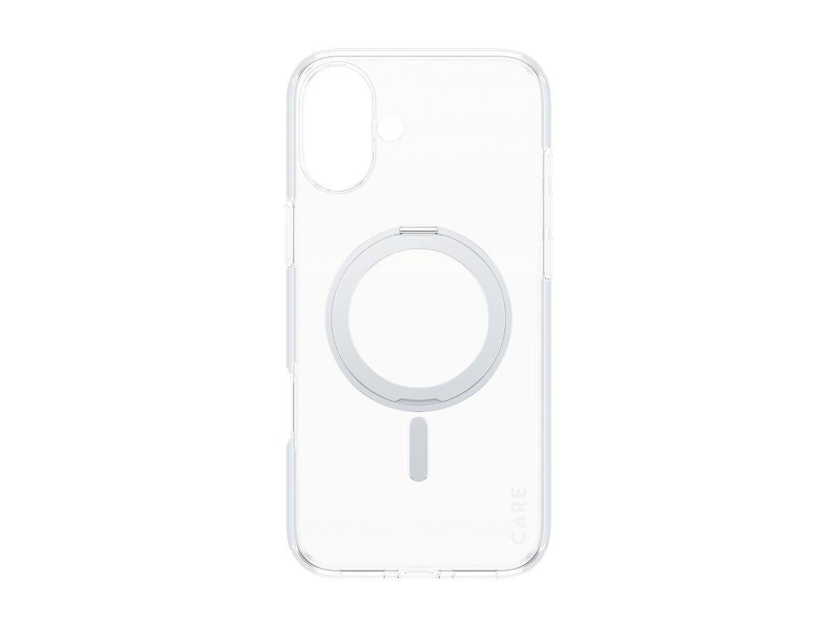 CARE by PanzerGlass Urban Combat Beskyttelsescover Sølv Gennemsigtig Apple iPhone 16 Plus
