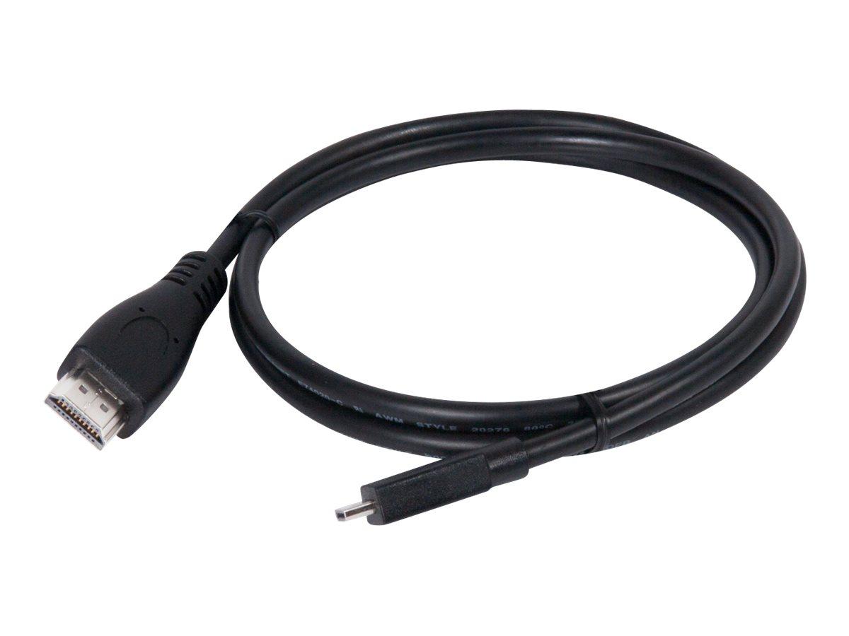 HDMI-kabel Club 3D CAC-1351 Micro HDMI til HDMI 2.0 - 1 m, sort