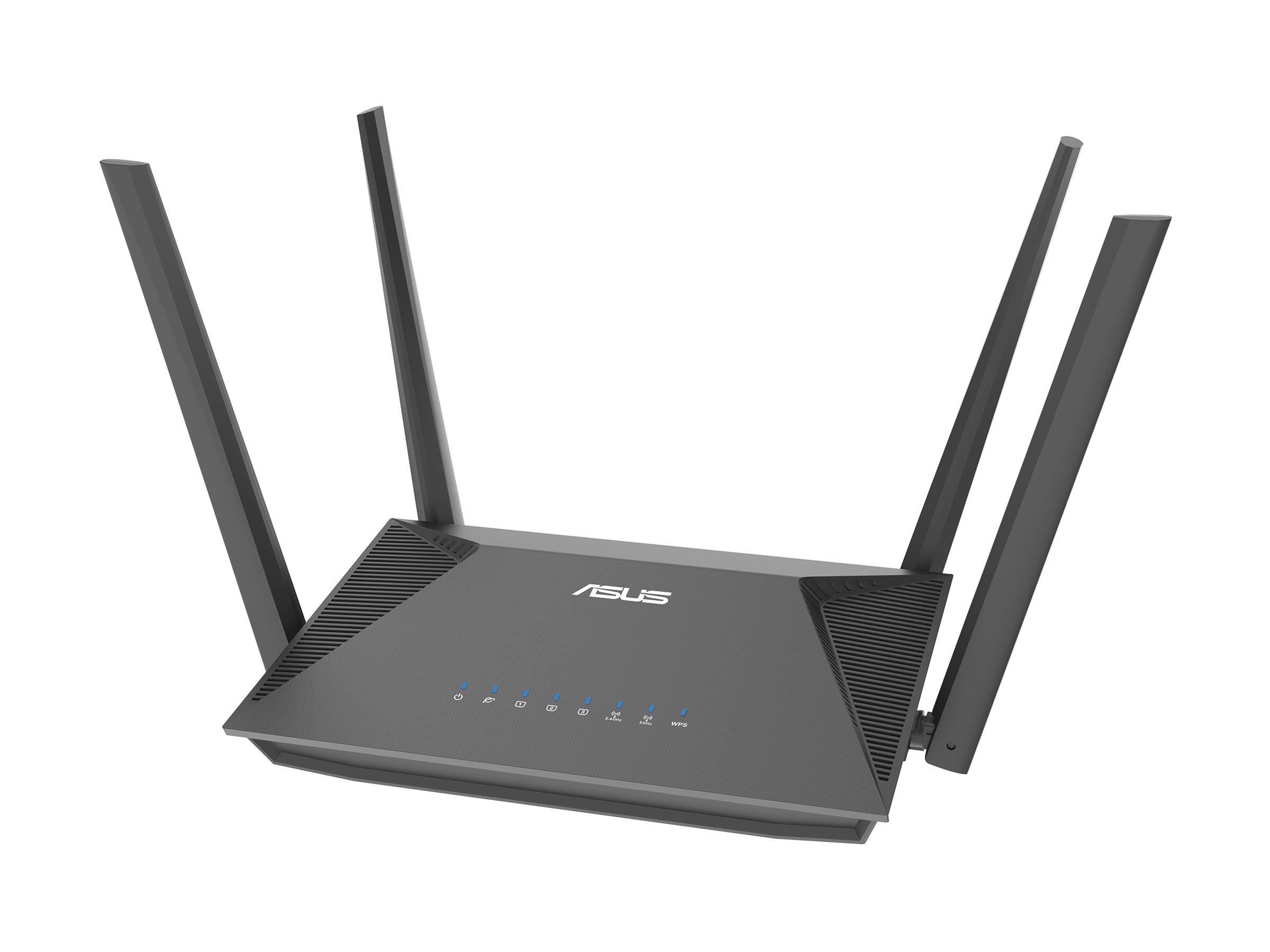 Trådløs router ASUS RT-AX52 Wi-Fi 6 - sort