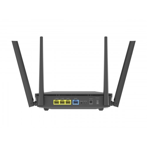 Trådløs router ASUS RT-AX52 Wi-Fi 6 - sort