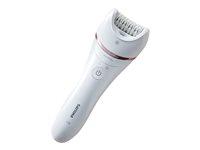 Epilator til kvinder - Philips Series 8000 BRE730, trådløs våd & tør