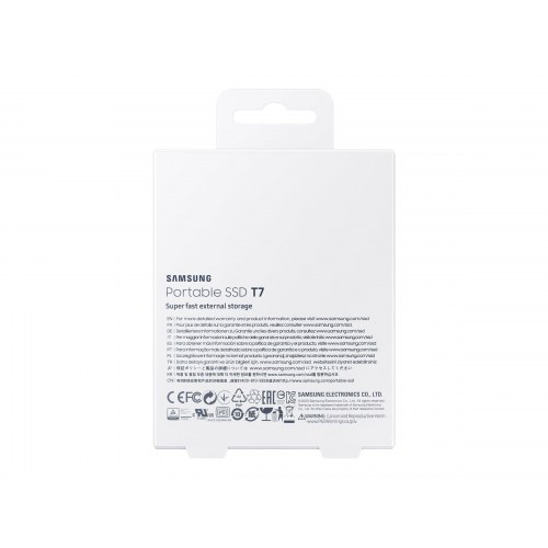 Ekstern SSD Samsung T7 MU-PC1T0T 1 TB - titan grå