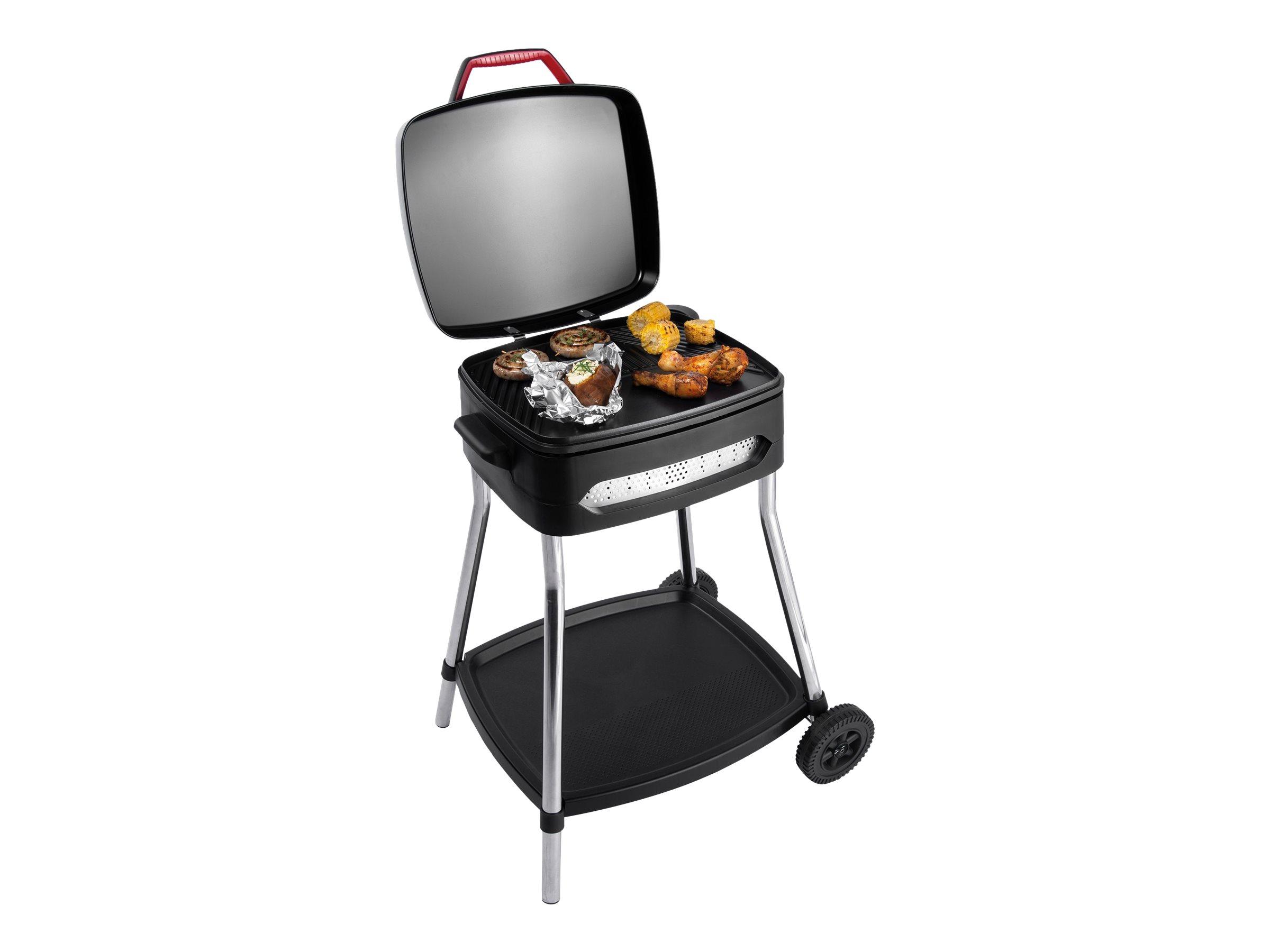 FRITEL Family BBQ 3278 - Havegrill - elektrisk - 1440 cm2 - rød/sort