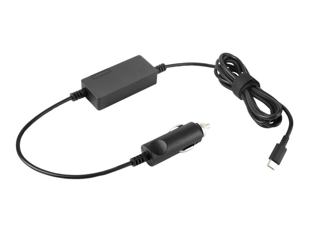 Bilstrømsadapter Lenovo 65W USB-C DC Travel Adapter
