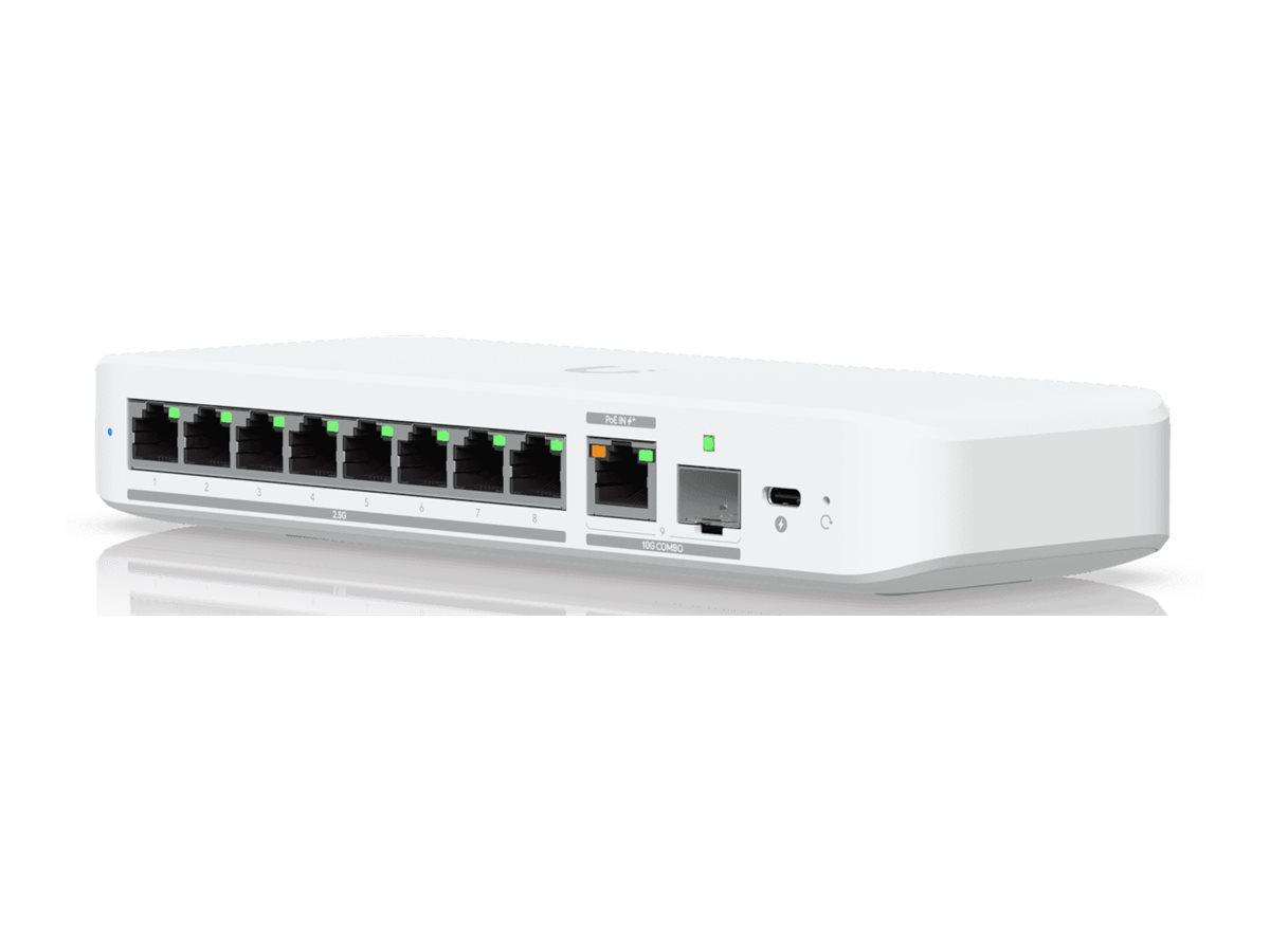 Netværksswitch Ubiquiti UniFi Flex 2,5G - 10 porte PoE+