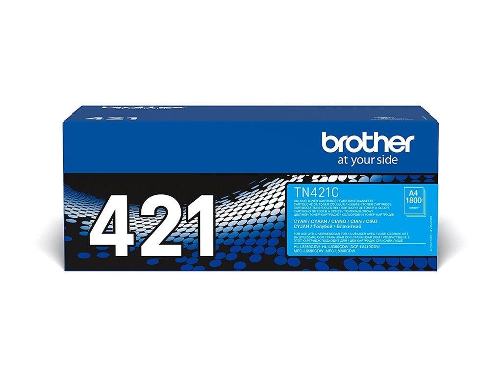 Toner til laserprinter Brother TN-421C cyan - 1.800 sider