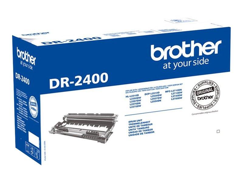 Tromle til laserprinter Brother DR-2400, sort - 12.000 sider