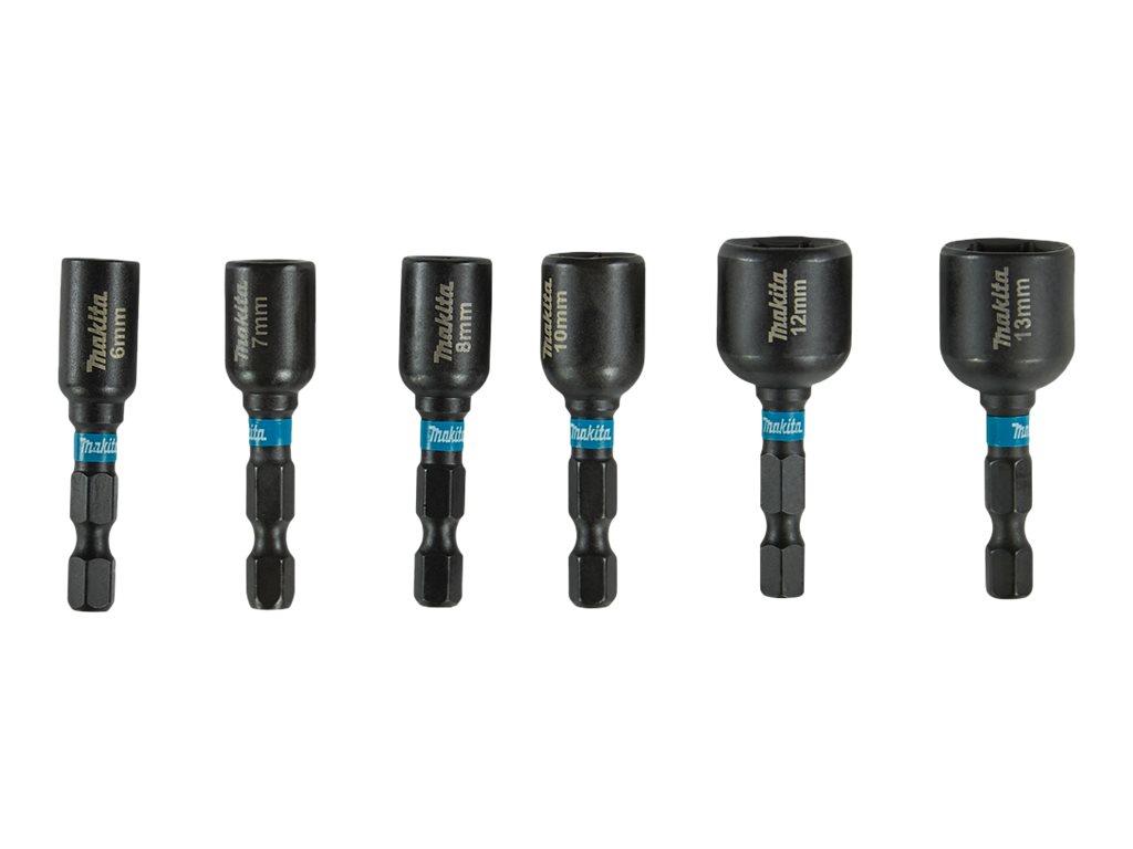 Makita E-15768 Impact Black Impact Socket Bit Set 6 Pieces