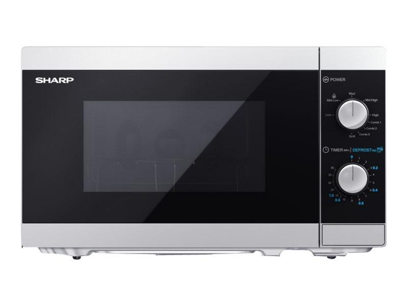Sharp YC-MG01E-S mikrobølgeovn Kombination mikroovn 20 L 800 W Sort, Grå