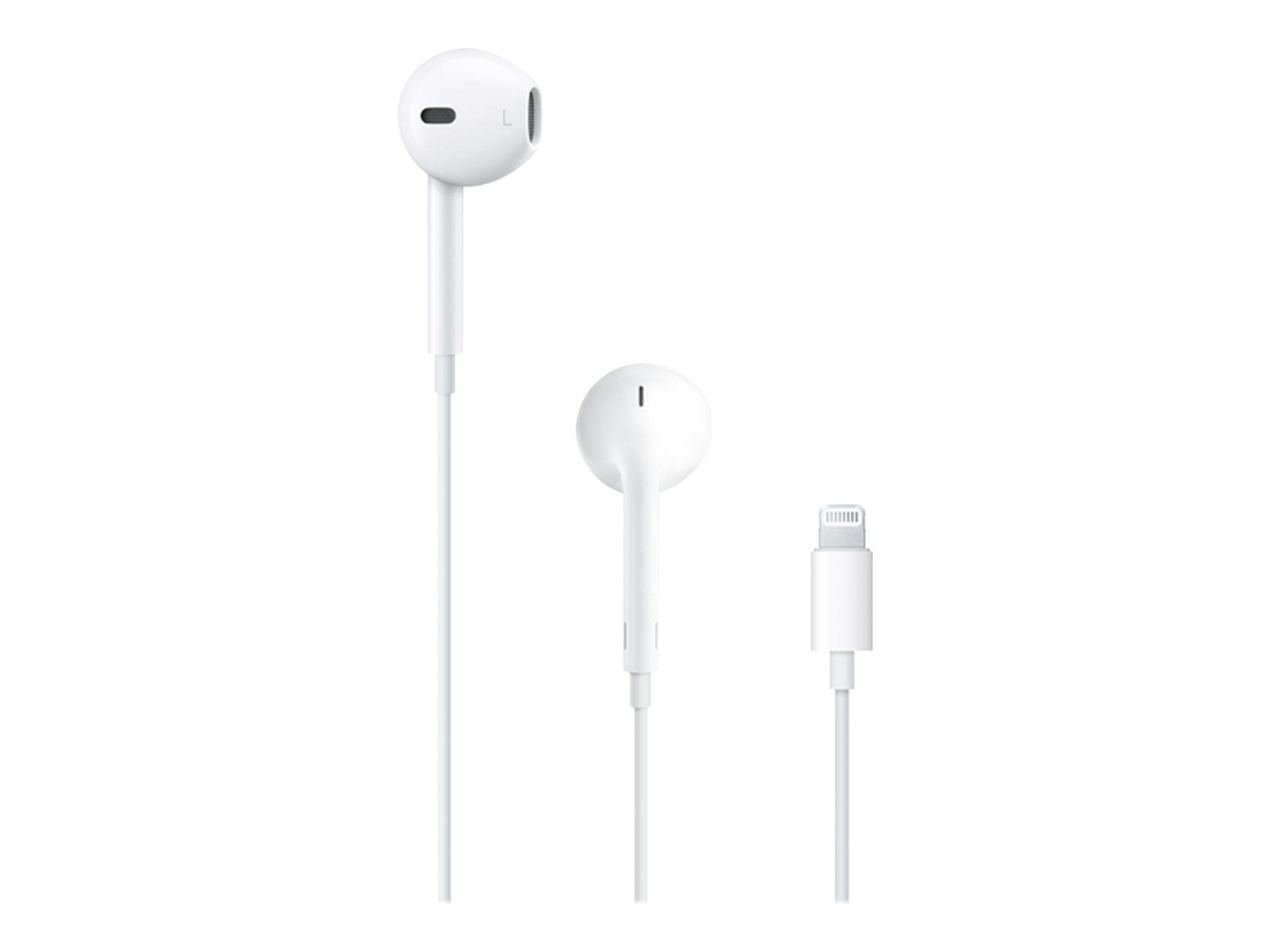 Hovedtelefoner Apple EarPods med Lightning - hvid