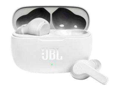 JBL Wave 200TWS - Ægte trådløse øretelefoner med mik. - i øret - Bluetooth - hvid