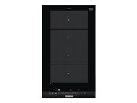 Siemens iQ700 EX375FXB1E - Induktions kogeplade - 2 plader - Niche - bredde: 27 cm - dybde: 49 cm - med rustfrit stål-sidepynt, - med facetteret fron