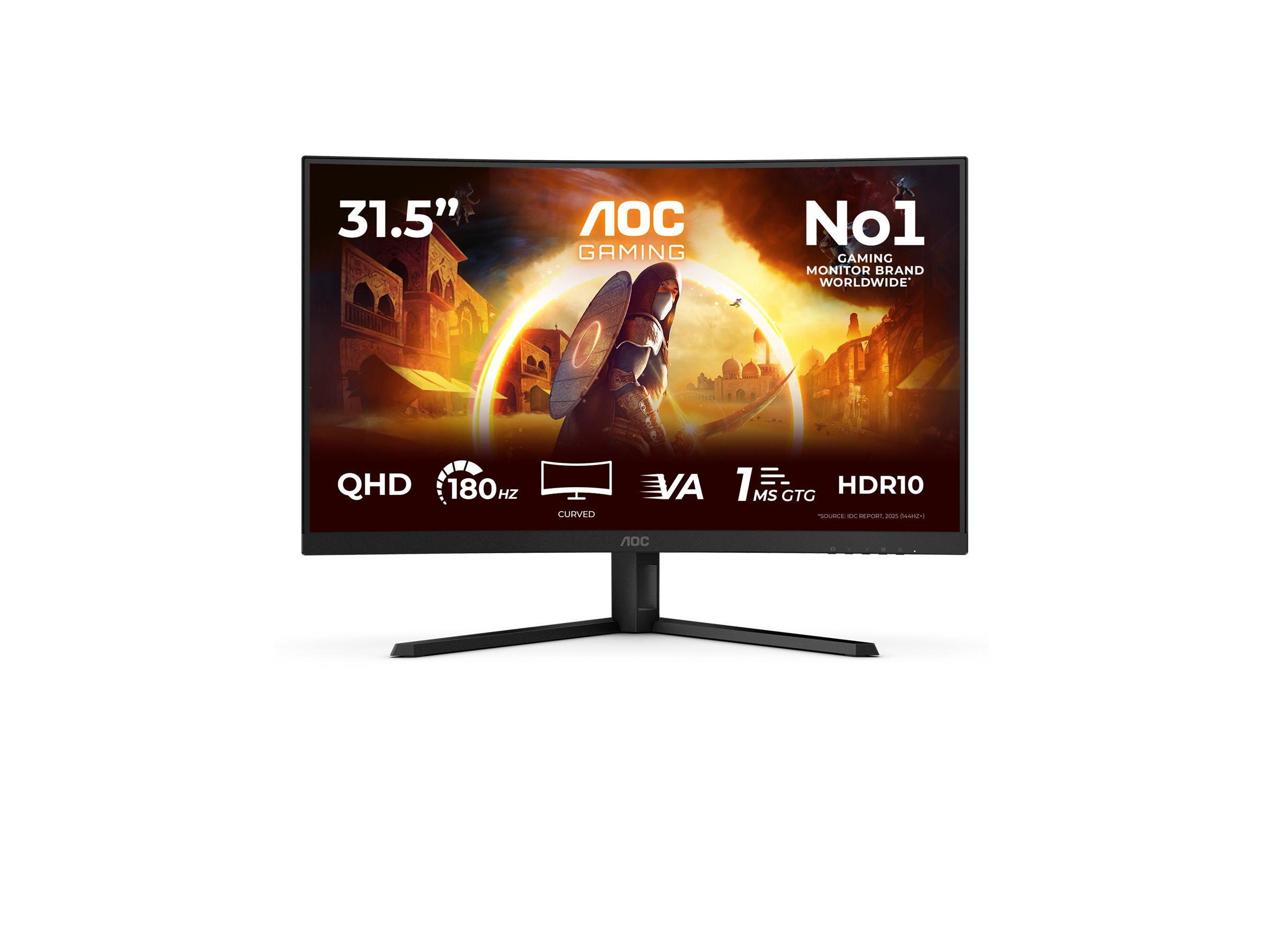 Buet gamingskærm AOC CQ32G4VE 31,5" QHD 180 Hz - grå/sort