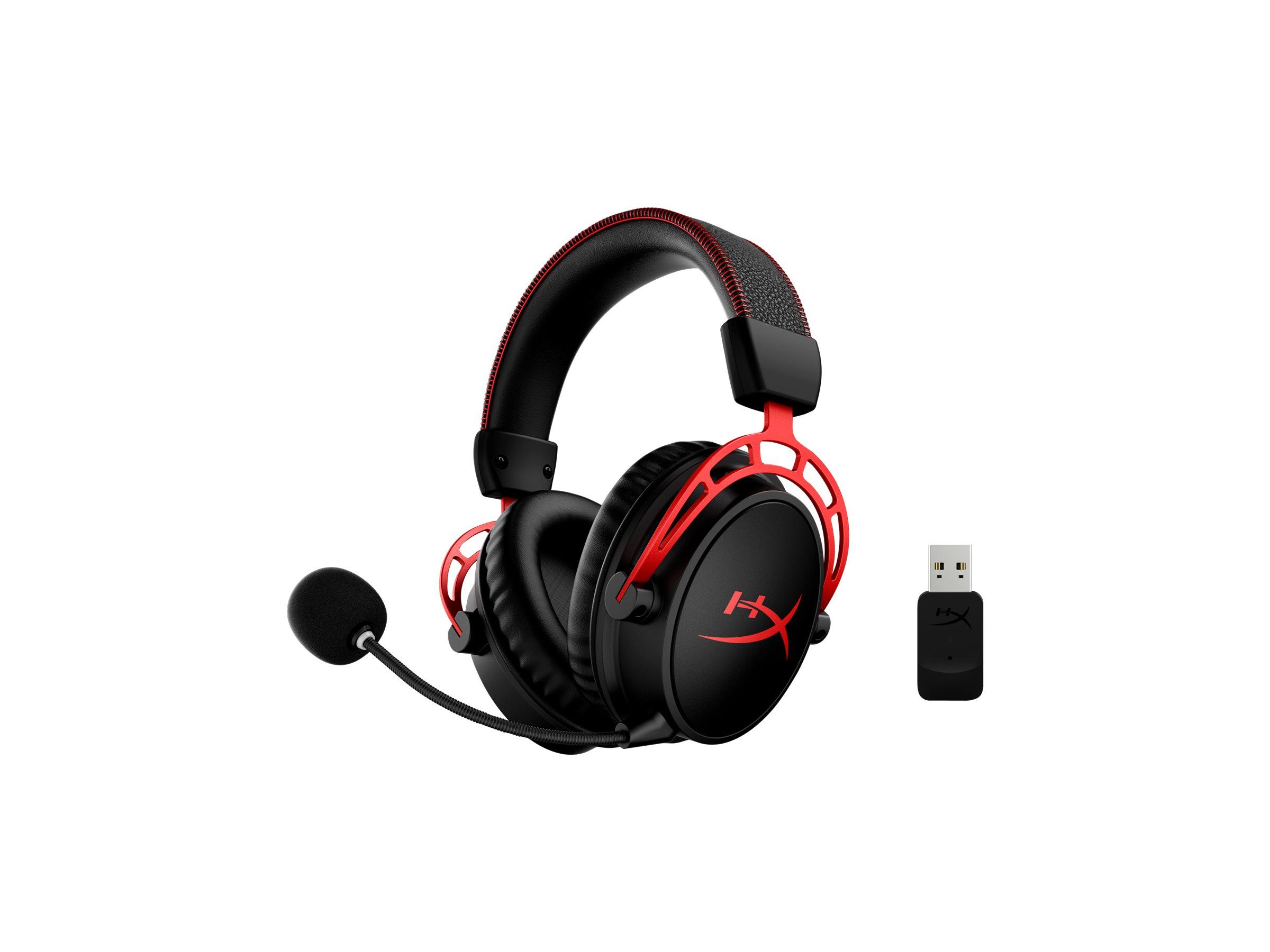 Trådløst gaming-headset HyperX Cloud Alpha - sort/rød